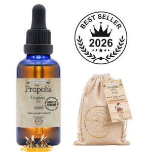 Propolis Bio 50ml Deutsche Imkerqualität 35%  Editionset."Das Schutzschild der Natur."