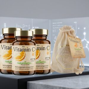 Vitamin C  3er Set 1200mg pro Tagesdosis 180 Kapseln