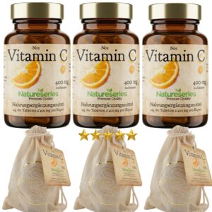 Vitamin C  3er Set 1200mg pro Tagesdosis 180 Kapseln