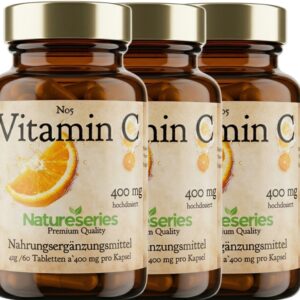 Vitamin C  3er Set 1200mg pro Tagesdosis 180 Kapseln