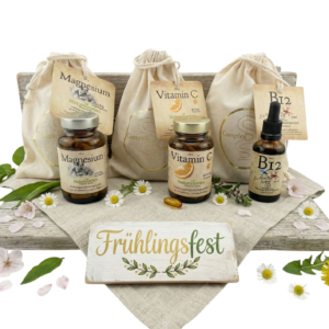 VitaminC/Magnesium/B12 Vegan Frühlingsset